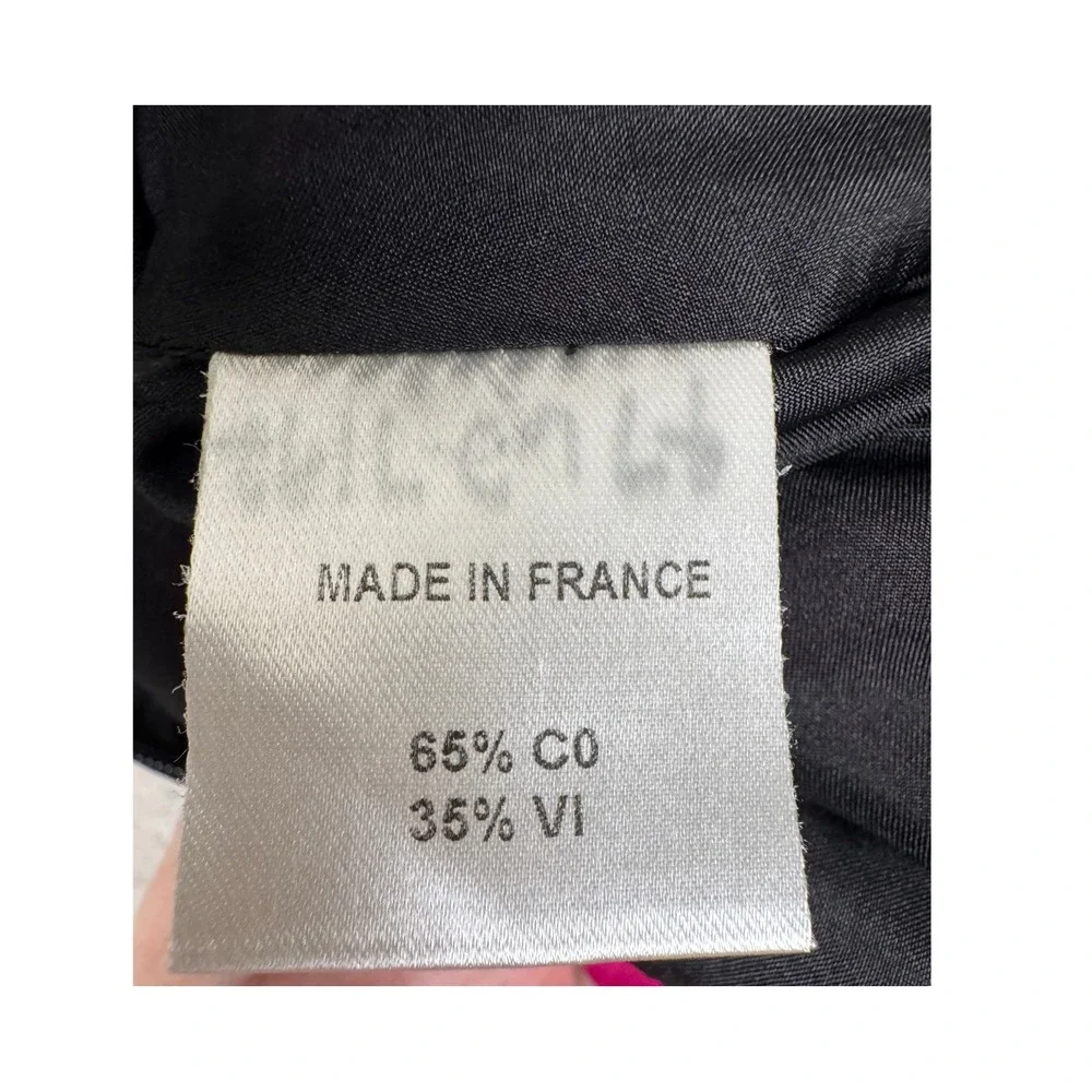Martin Grant Paris SS2011 Runway Black Silk-Lined Dress Hot Pink Made in France - Picture 8 of 8